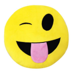 Perna din plus rotunda brodata emoticon