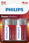 PH POWER ALKALINE D 2-BLISTER