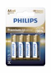 PH PREMIUM ALKALINE AA 4-BLISTER