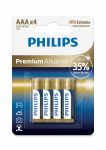 PH PREMIUM ALKALINE AAA 4-BLISTER