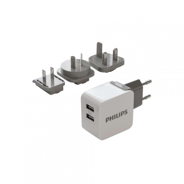 PH Travel adapter 2 USB, 5V/3.1A