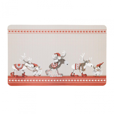 Placemat plastic 23x43 cm XMAS REN