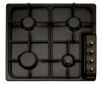  Plita incorporabila pe gaz Hansa BHGA62039, 4 arzatoare, culoare: Antracit