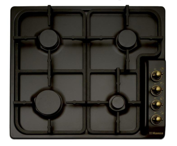  Plita incorporabila pe gaz Hansa BHGA62039, 4 arzatoare, culoare: Antracit