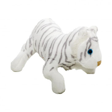 PluÈ™ tigru alb, 14 cm