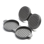 PRESA BURGER DUBLA MANER LEMN D12.5 CM