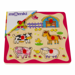 PUZZLE CU ÈšINTE, 6 PIESE