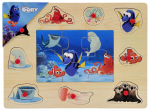 Puzzle mozaic de lemn cu pins, Dory