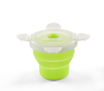 ï»¿Recipient Pliabil din silicon pentru hrana 230 ml Nuvita 466 verde