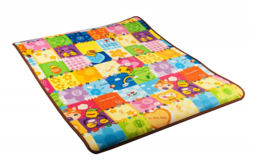 Saltea Educativa cu 2 Fete pentru Copii, Margini tesute, Material: XPE, Di