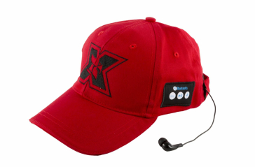 SAPCA CU CASTI BLUETOOTH SERIOUX RED