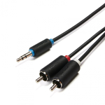 SERIOUX 3.5MM M - 2X RCA M CABLE 1.5M