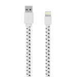 SERIOUX APPLE MFI FAB CABLE 1M WHITE