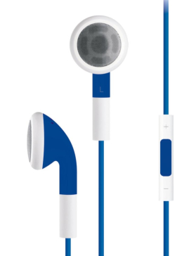 SERIOUX IN-EAR HEADPHONES VOL CTRL BLU