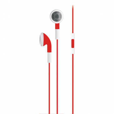 SERIOUX IN-EAR HEADPHONES VOL CTRL RED