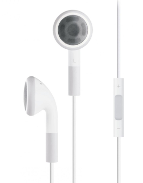 SERIOUX IN-EAR HEADPHONES VOL CTRL WHT