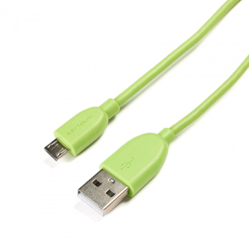 SERIOUX MICROUSB CABLE 1M GREEN 08