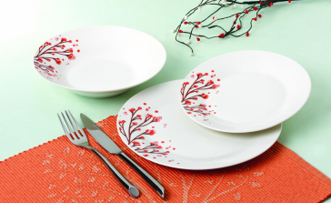 SERVICIU MASA 18 PIESE PORTELAN, DALYA