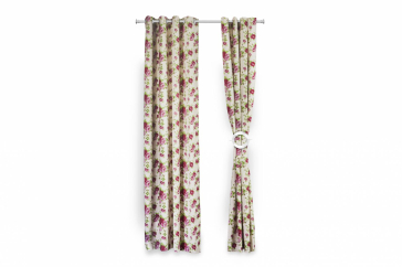 SET 2 DRAPERII BBC 140X270 CM-FLORI ROZ