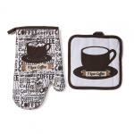 SET 2 PCS BUCATARIE 100% BBC-CAFEA