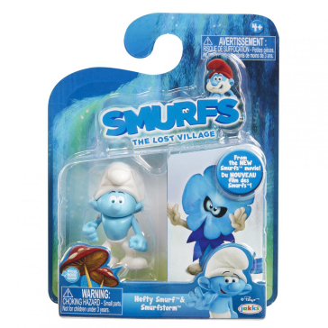 Set 2 Strumfi- Hefty Smurf si Smurfstorm