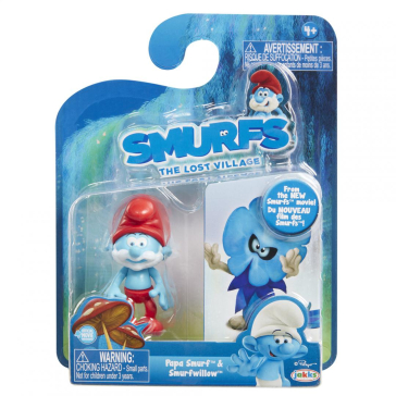 Set 2 Strumfi- Papa Smurf si Smurfwillow