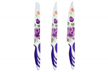 SET 3 CUTITE COLORATE, ROSE/CHERRY