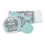 SET 3 PCS BUCATARIE 100% BBC-BRIOSA AZUR