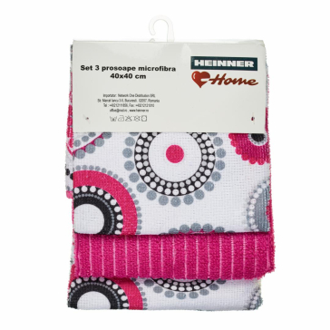 SET 3 PROSOAPE MICROFIBRA 40X40 CM