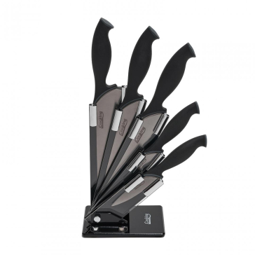 SET CUTITE DE BUCATARIE, 6 PIESE, TITANIUM