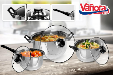 SET DE GATIT DIN 6 PIESE INOX, PRIMO