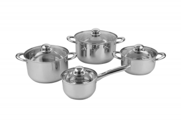 SET DE GATIT DIN INOX 8 PIESE, ADORA
