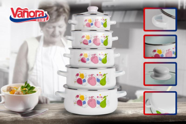 SET GATIT 10 PIESE EMAILAT, FABIANA