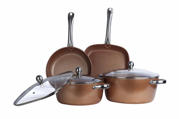  SET GATIT ALUMINIU 7 PIESE, PRESIDENT