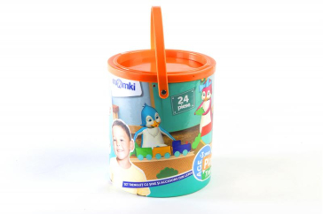 Set sine si trenulet cu accesorii din lemn,24 piese