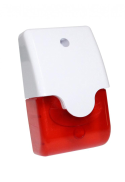 SIRENA PIEZO CU FLASH ROSU