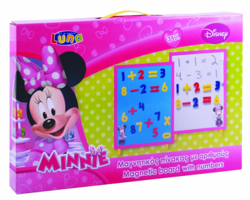 Tabla magnetica cu numere- Minnie