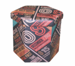 TABURET PLIABIL HEXAGONAL OLD