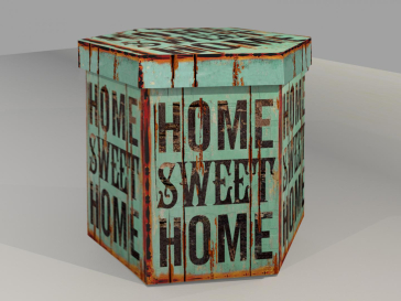 TABURET PLIABIL PVC HOME SWEET HOME