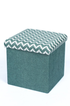 TABURET PLIABIL TEXTIL ALBASTRU