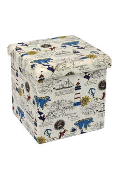 TABURET PLIABIL TEXTIL NAVY