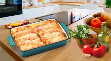 ï»¿Tava fonta emailata 33x23.3x6.8 cm, Taste of Home by Chef Sorin Bontea