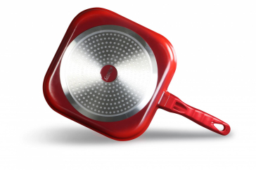 TIGAIE GRILL ALU.+CAPAC,28X4CM,HOME CHEF