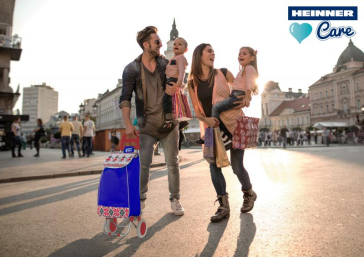 TROLER DE CUMPARATURI FOLK, ALBASTRU,33L