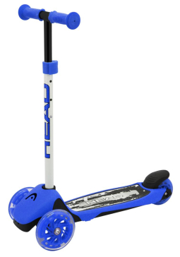 TROTINETA HEAD 120MM CU LUMINI BLUE