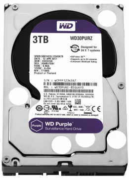 WD HDD3.5 3TB SATA WD30PURZ