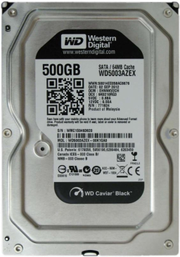 WD HDD3.5 500GB SATA WD5003AZEX