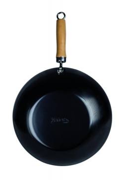 WOK INALT 30 CM, MANER LEMN