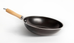 WOK TEFLON MANER LEMN,  32 CM, RIZZO