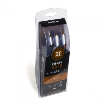 X BY SERIOUX 3.5MM M - 2XRCA M CABLE 3M